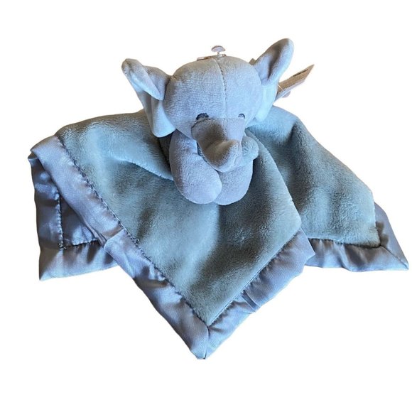 Carter's Toys Carters Grey Gray Elephant Security Blanket Soft